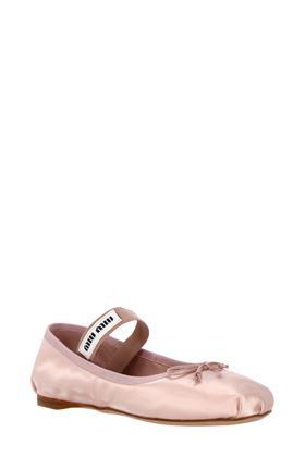 Satin Ballerinas Miu Miu | 5F794DQU6F0615